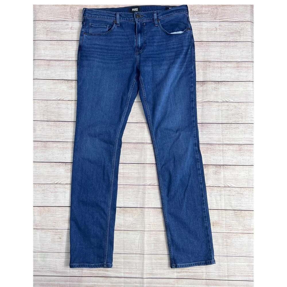 PAIGE Women’s Federal Slim Straight Leg Jeans Size 33 Blue